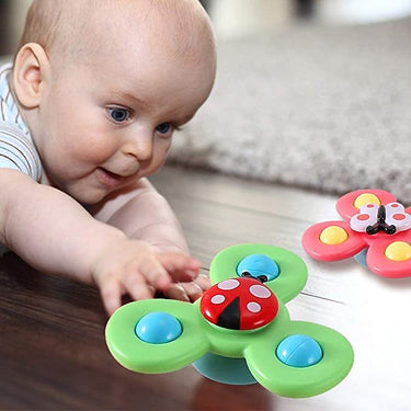 TwirlyTots | Diversión de juego infinita para los pequeños curiosos - Juguete spinner con ventosa